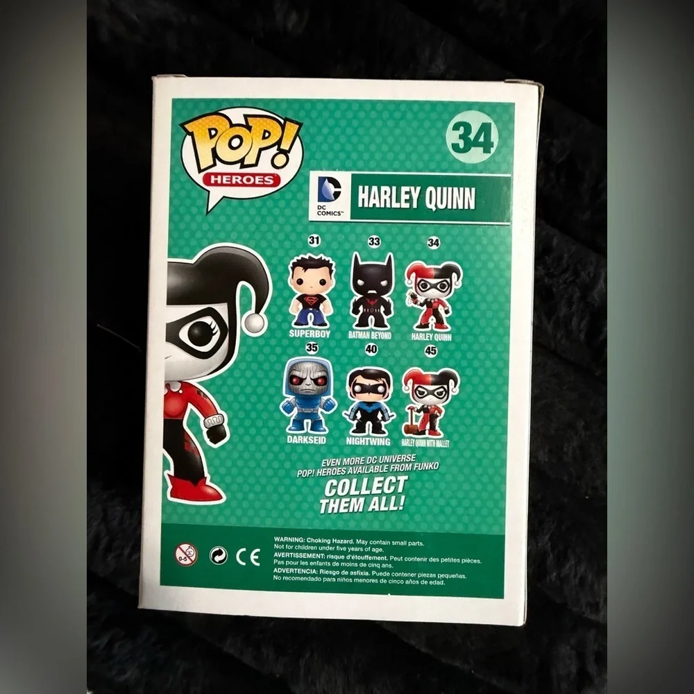 NEW Funko Pop! DC Comics Harley Quinn Figure #34. Hero’s Collection
